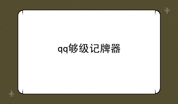 qq够级记牌器